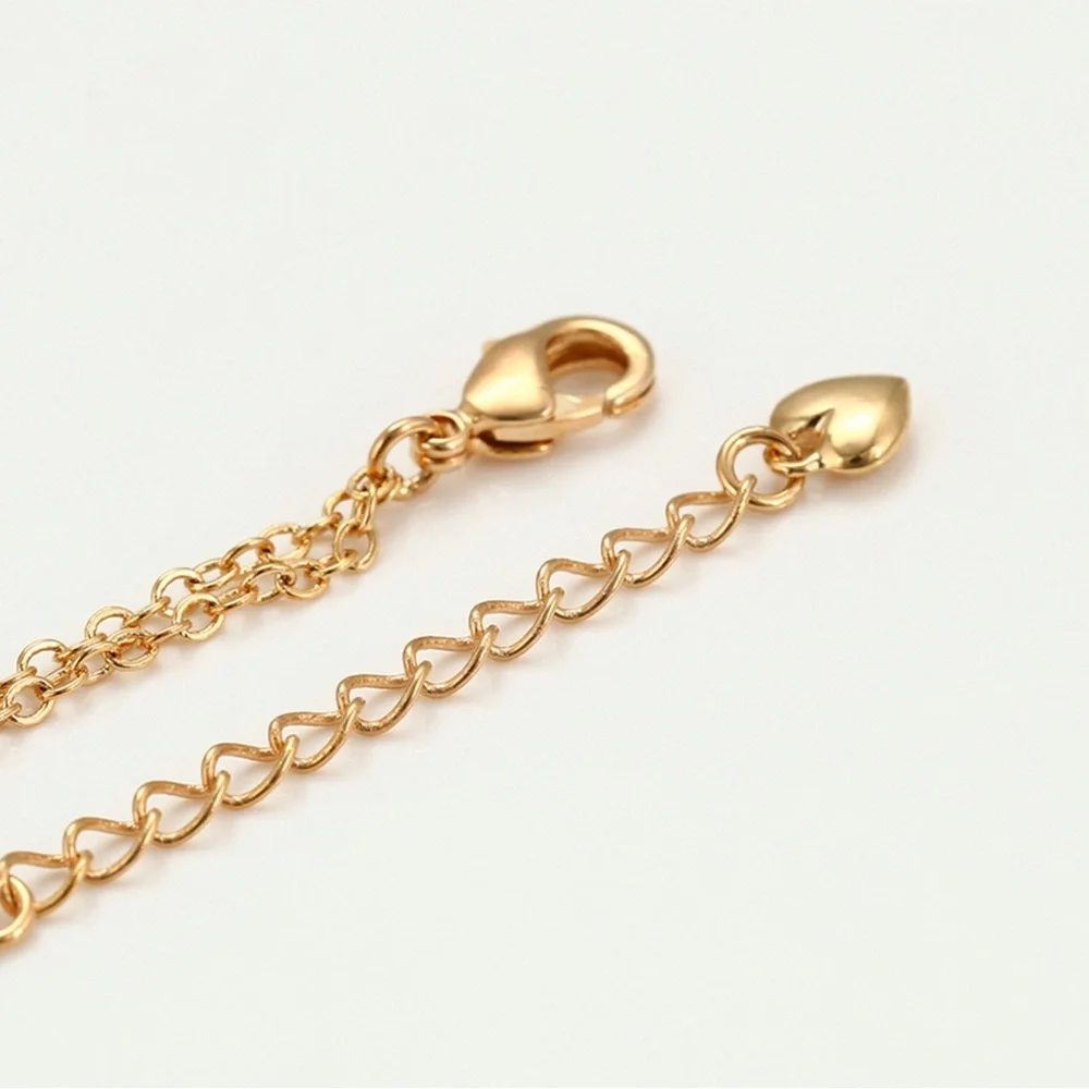 Circle Bracelet | Real CZ Stone | 18k Gold Plated Adjustable Water Resistant - Picture 6 of 12
